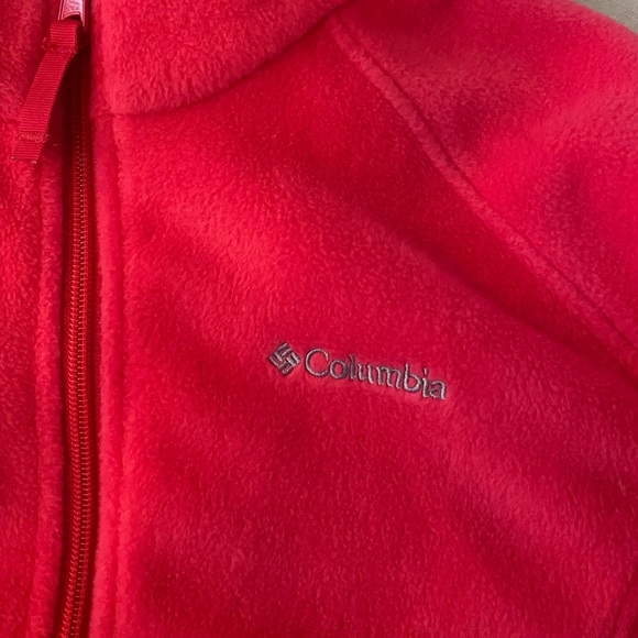 Red/Pink Columbia Fleece Jacket - Picture 2 of 5